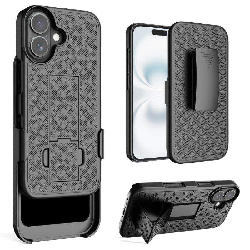 iPhone 17 hoesje met kickstand en clip