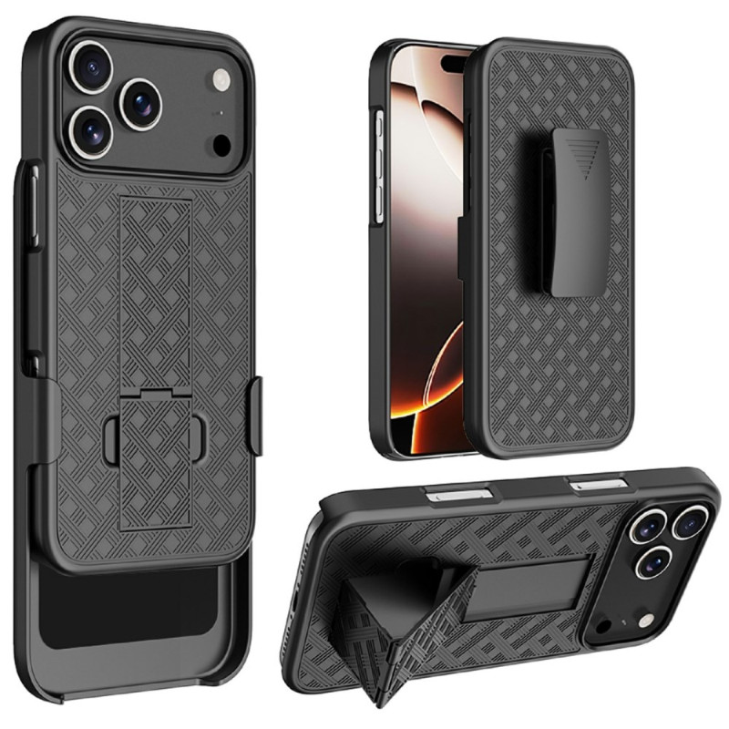 iPhone 17 Pro hoesje met standaard en clip