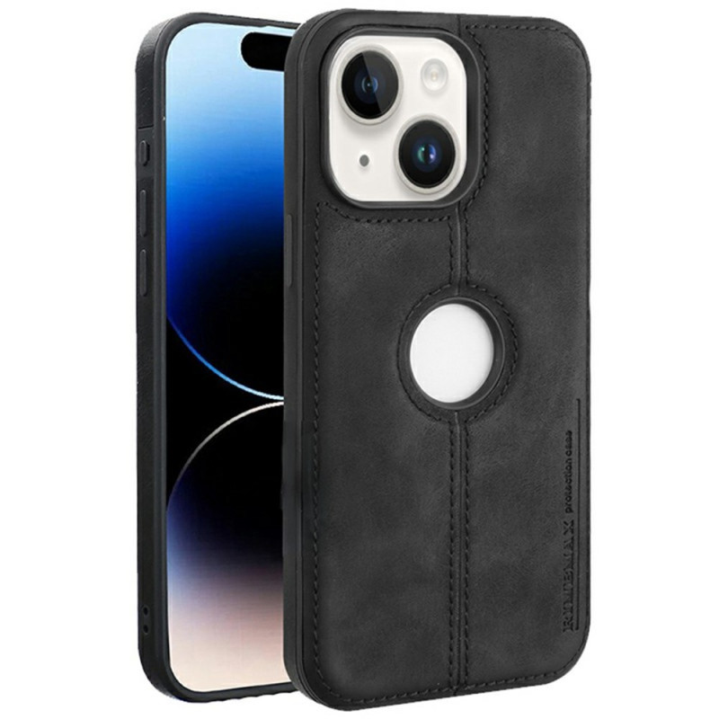 Leer effect iPhone 13 hoesje Logo uitsparing