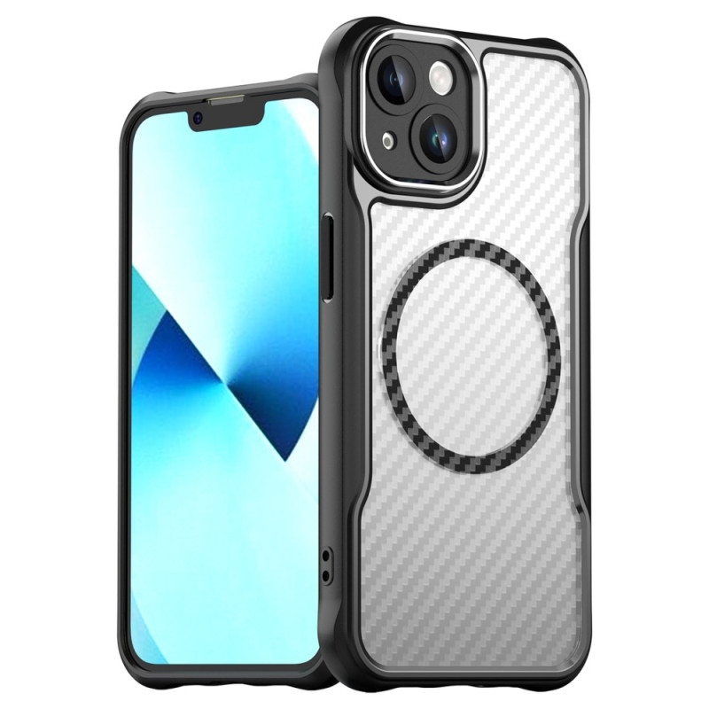 Doorzichtige koolstofvezel iPhone 13 hoes