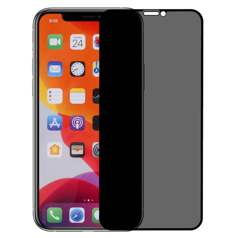 Protection en Verre Trempé Anti-Espion pour Écran iPhone 11