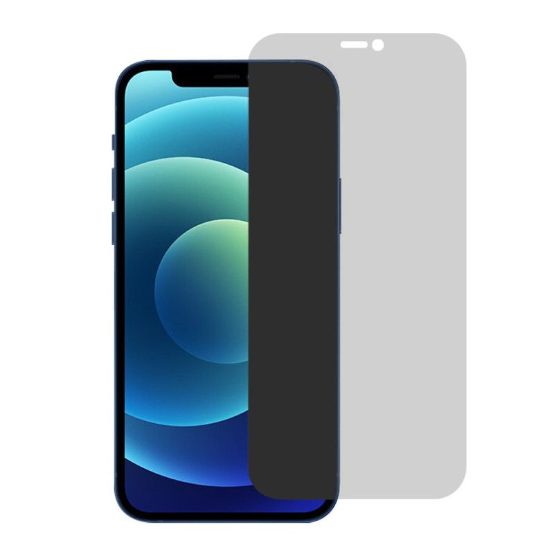 Protection en Verre Trempé Anti-Espion pour Écran iPhone 12 / 12 Pro