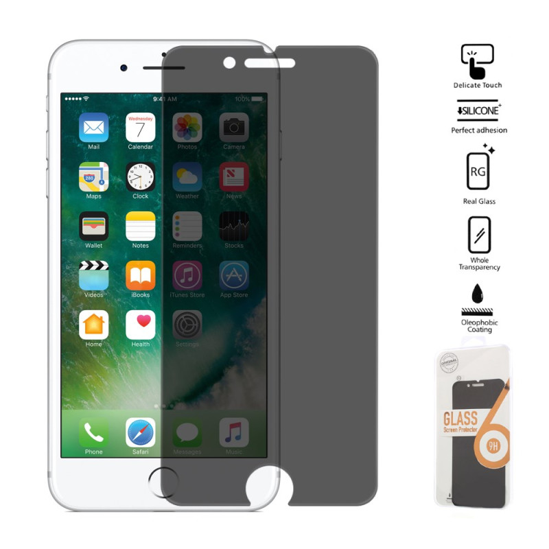 Anti-Spam Gehard Glas Bescherming voor iPhone 8 Plus /7 Plus Scherm