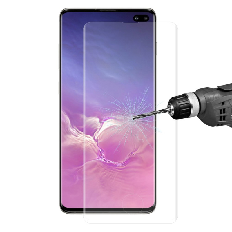 Integrale getemperde glazen screenprotector
 voor Samsung Galaxy S10 Plus