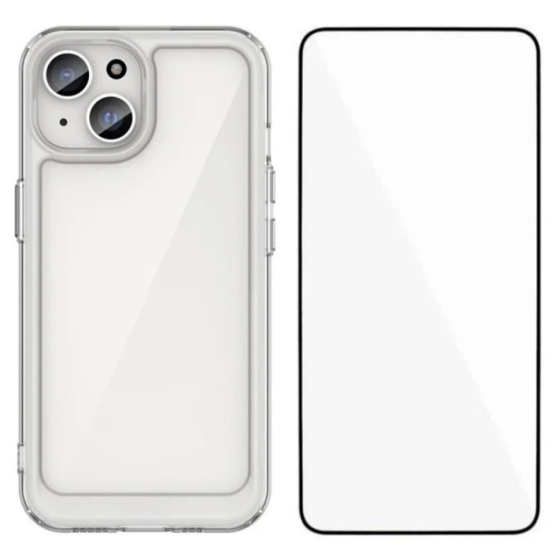 Transparant iPhone 12 hoesje met screenprotector