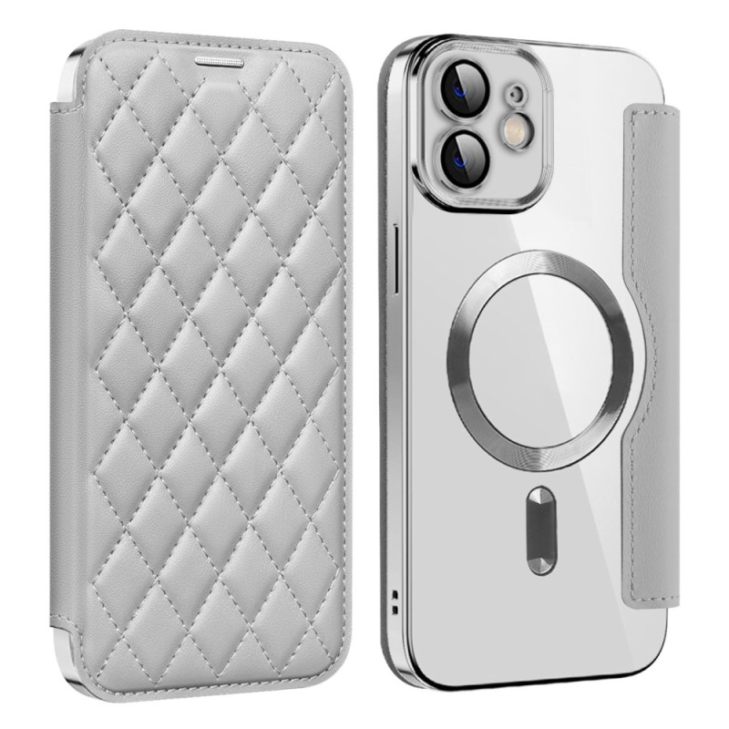 Flip cover iPhone 12 MagSafe Matelassée