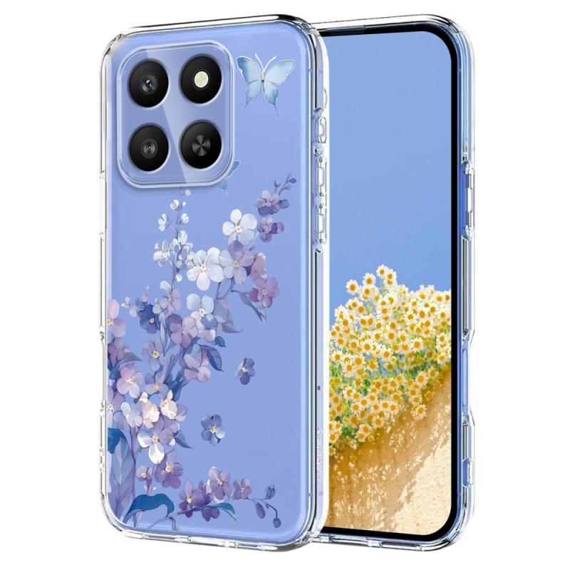 Honor 400 Smart 5G / 4G Transparant Floral Hoesje