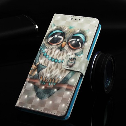 Samsung Galaxy A30 Miss Owl Lanyard Hoesje