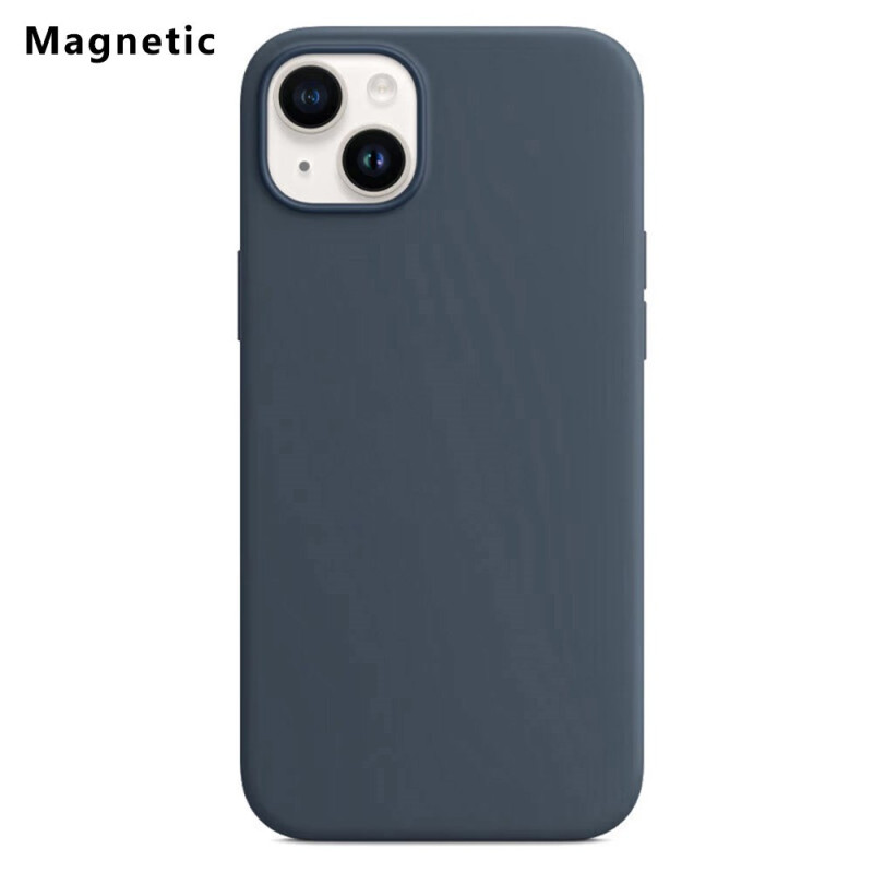 Coque iPhone 14 Plus MagSafe Silicone Liquide