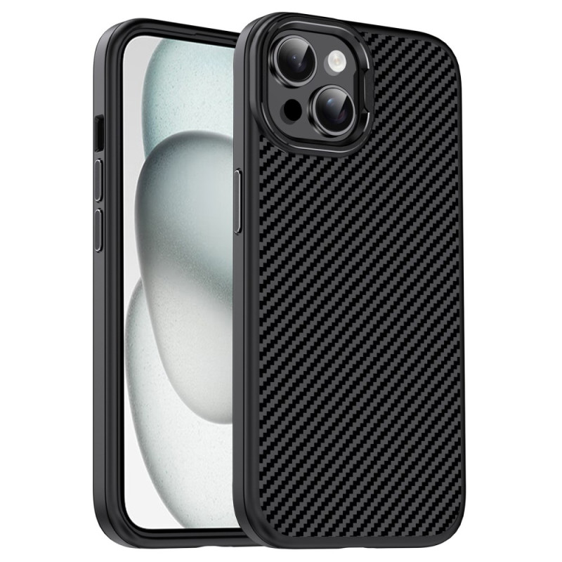 iPhone 14 Plus Tetxure Koolstofvezel Hoesje
