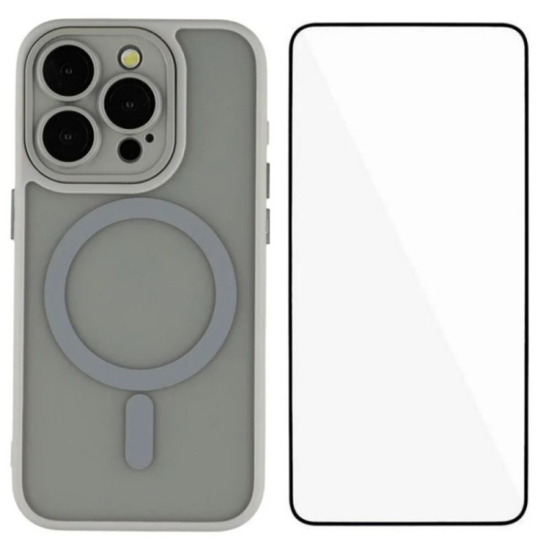 iPhone 14 Pro MagSafe kleurenhoesje met screenprotector
