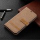 Samsung Galaxy A30 Stof & Leder Effect Hoesje