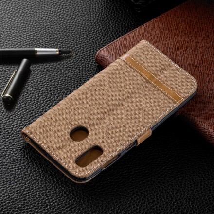 Samsung Galaxy A30 Stof & Leder Effect Hoesje