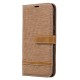Samsung Galaxy A30 Stof & Leder Effect Hoesje