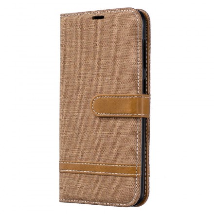 Samsung Galaxy A30 Stof & Leder Effect Hoesje