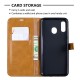 Samsung Galaxy A30 Stof & Leder Effect Hoesje