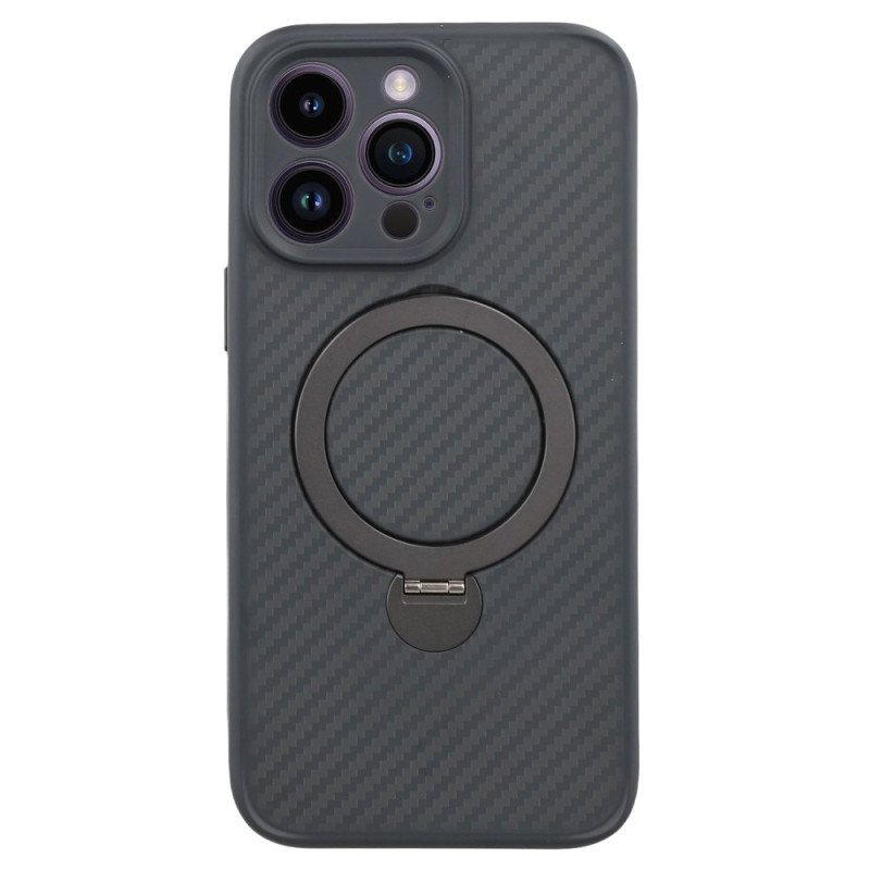 iPhone 14 Pro MagSafe hoesje met ondersteuning voor koolstofvezeltextuur