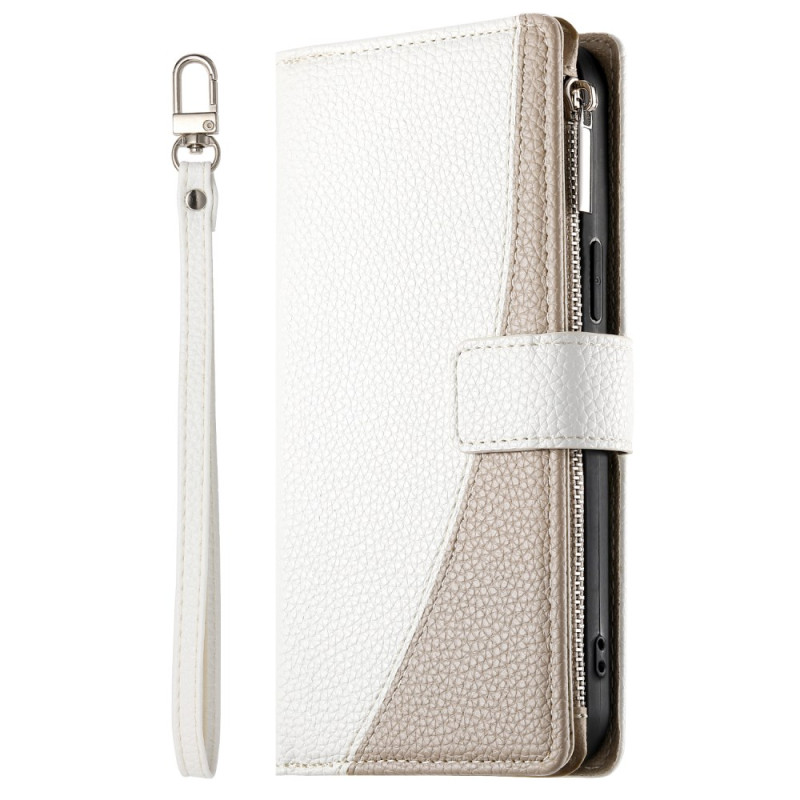 Hoesje iPhone 14 Pro Max Portemonnee Tweekleurig