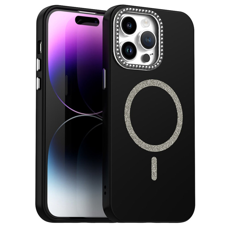 iPhone 14 Pro Max Hoesje MagSafe Hybride Strass