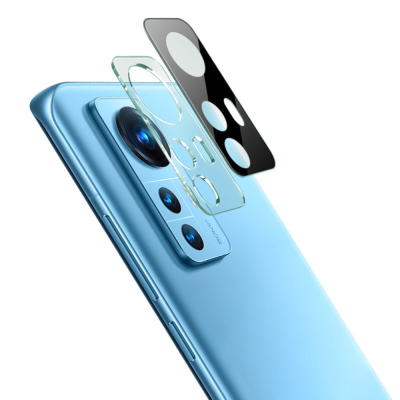 Xiaomi 12 5G /1 2X 5G / 12S 5G gehard glas beschermende lens (zwarte versie)