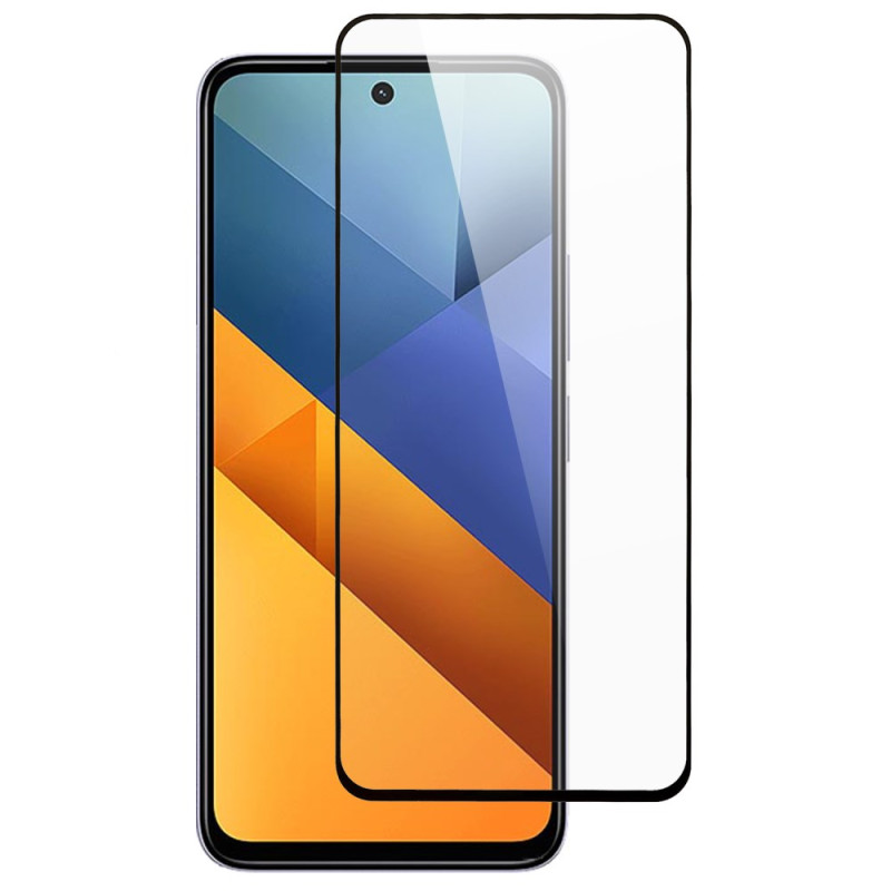 Integrale bescherming van gehard glas voor het scherm van de Poco M6