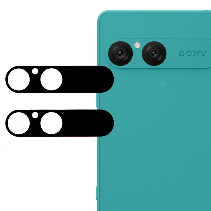 Beschermlens van gehard glas voor Sony Xperia 10 VII (zwarte versie)