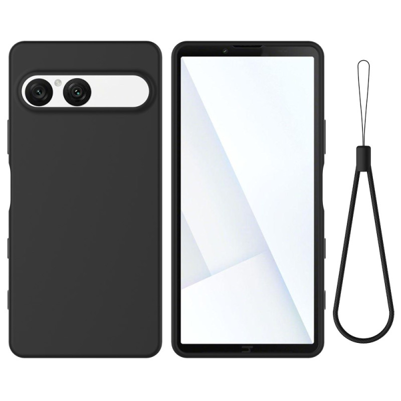 Sony Xperia 10 VII Silicone hoesje met draagriem