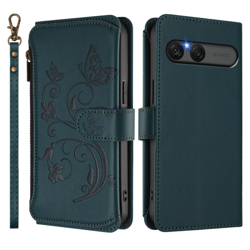 Sony Xperia 10 VII Portemonnee RFID Florale hoes