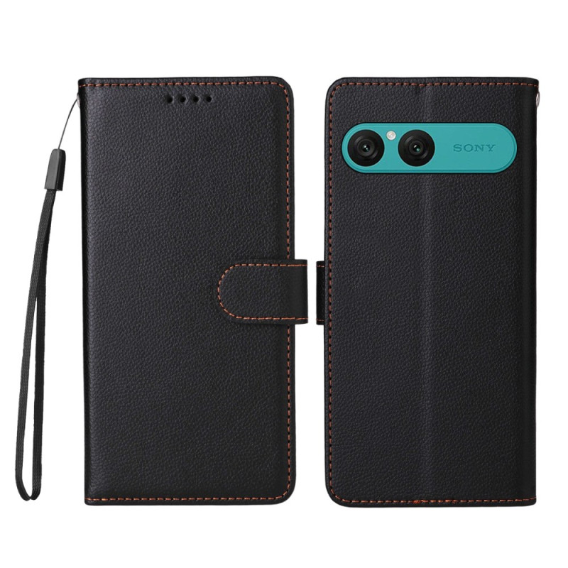 Sony Xperia 10 VII Leren hoesje met RFID-slotje