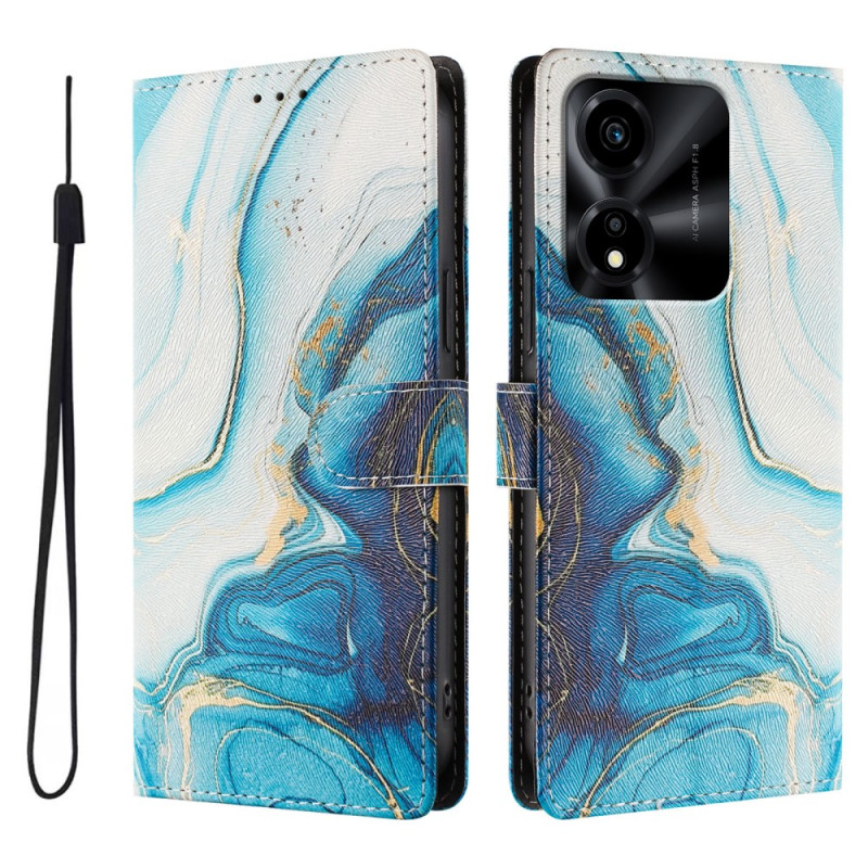 Honor X5c Plus Marmerblauw Hoesje