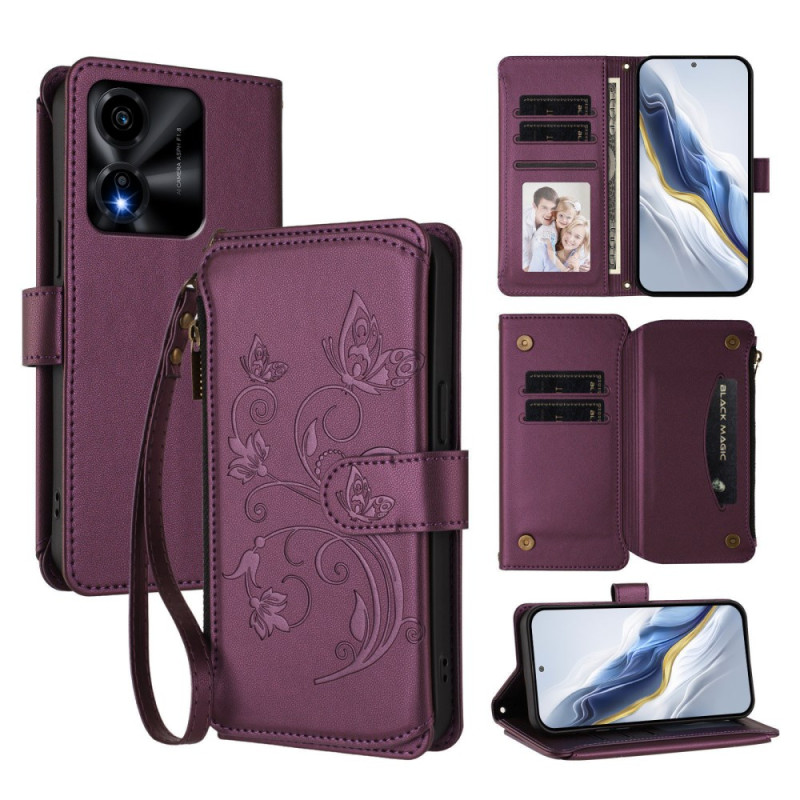 Honor X5c Plus Portemonnee Hoesje Floral