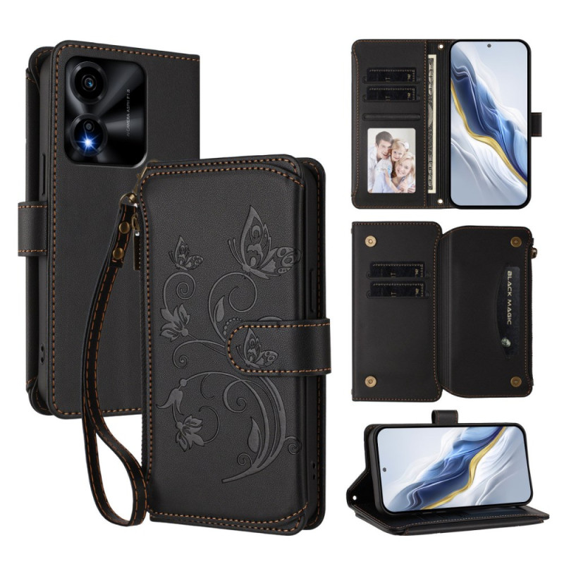 Honor X5c Plus Portemonnee Hoesje Floral
