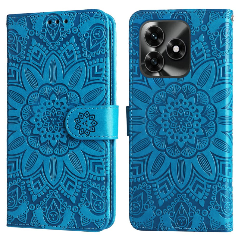 Honor X5c Plus Zonnebloempatroon Hoesje