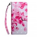 Sony Xperia L3 Roze Bloem Hoesje