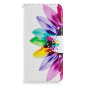 Huawei Y6 2019 Watercolour Bloem Hoesje