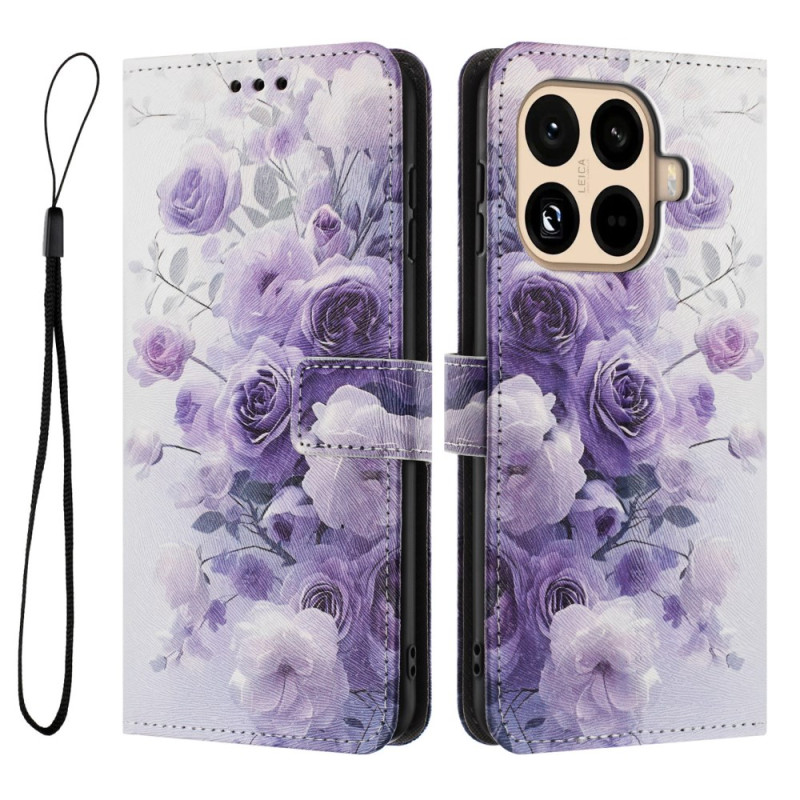 Xiaomi 15T Pro Etui Paarse Rozen
