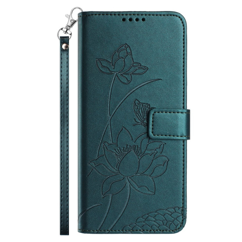 Xiaomi 15T Pro Floral Print Hoesje met Koord