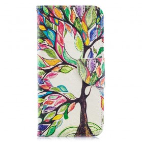 Hoesje Huawei Y6 2019 Gekleurde Boom