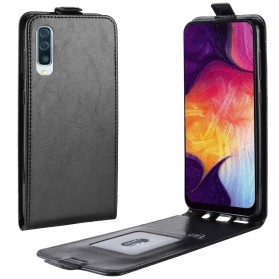Samsung Galaxy A50 opvouwbaar lederen effect case
