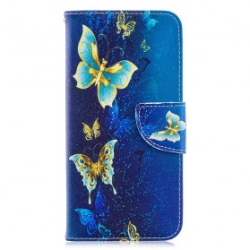 Hoesje Huawei Y6 2019 Vlinders in de nacht