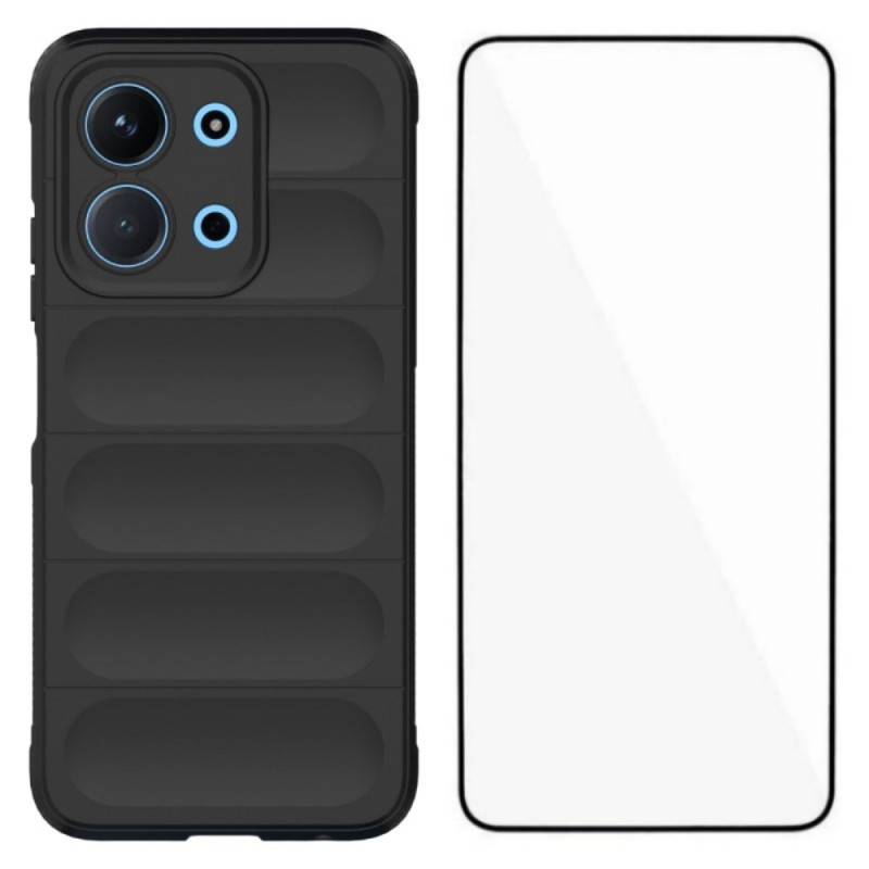 Xiaomi Redmi 15C 5G / 4G antislip hoesje met screenprotector