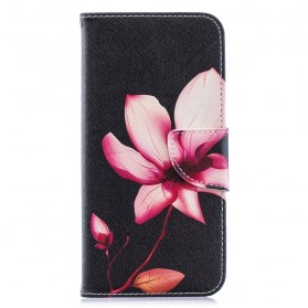 Hoesje Huawei Y6 2019 Roze Bloem
