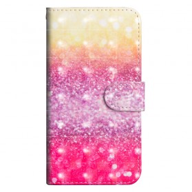 Hoesje Huawei Y6 2019 Gradient Glitter Magenta's