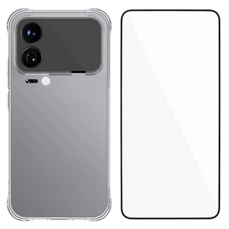 Xiaomi 17 Pro Max Transparant versterkt hoesje met schermbescherming