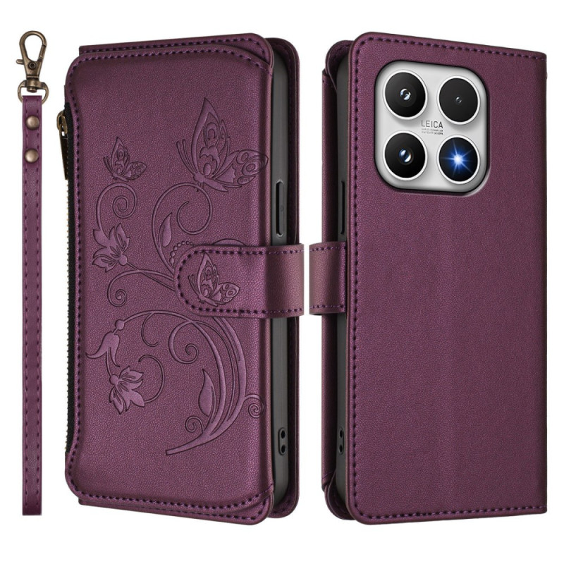 Xiaomi 17 Portemonnee Hoesje Bloemen