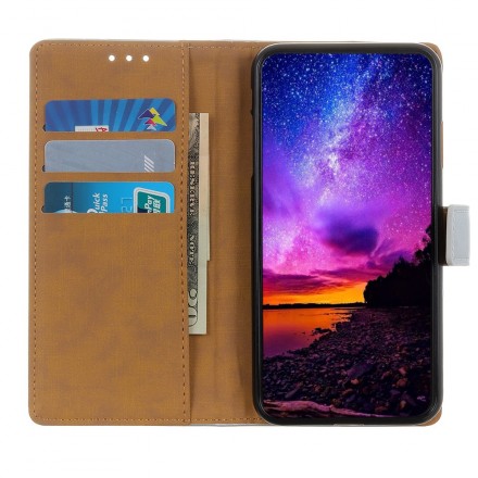 Hoesje Huawei Y6 2019 Kunstleer Enkel