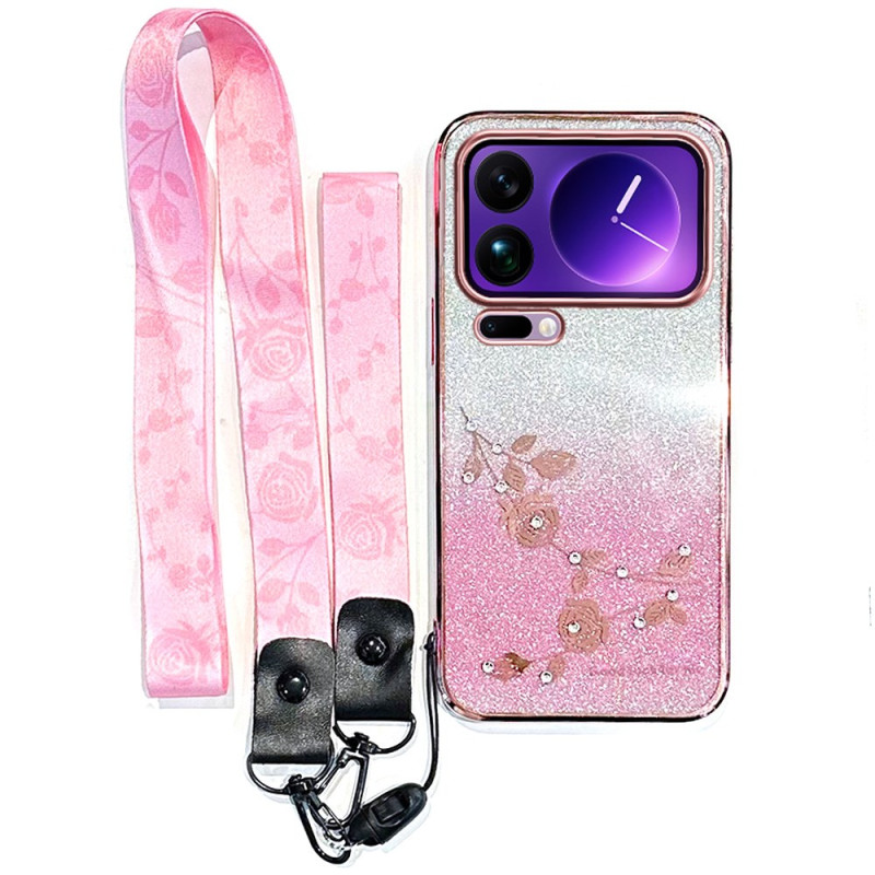 Xiaomi 17 Pro Strass Behuizing met Riemen