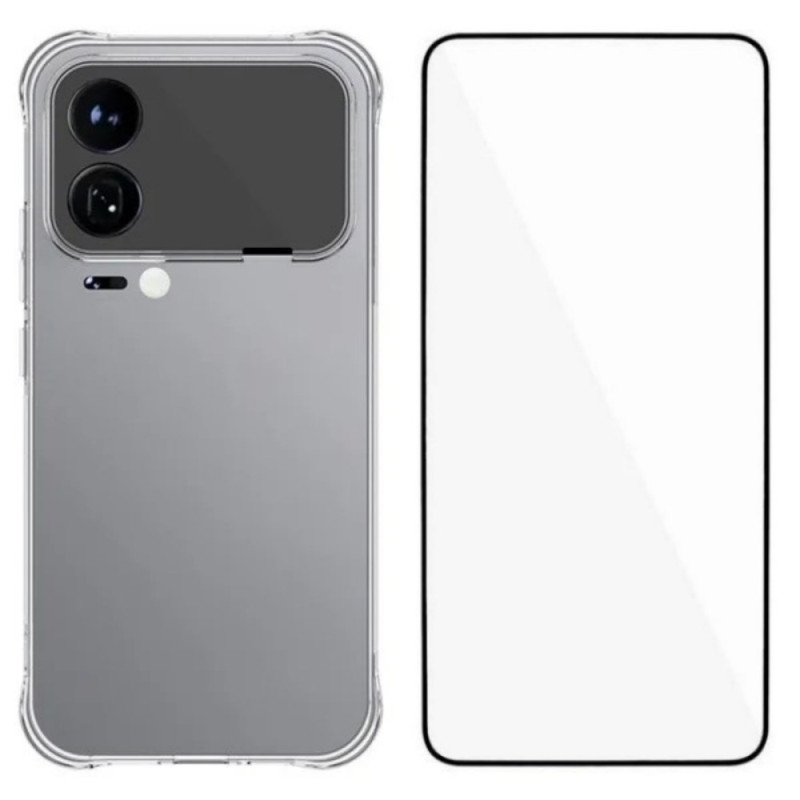 Xiaomi 17 Pro Transparant versterkt hoesje met screenprotector