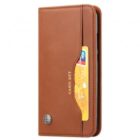 Flip cover Huawei Y6 2019 Kunstlederen Kaarthoesje