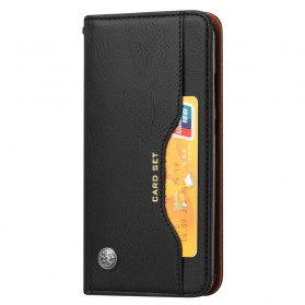 Flip cover Huawei Y6 2019 Kunstlederen Kaarthoesje